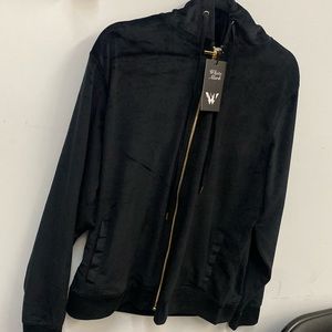 White Mark Women’s Velour Jacket